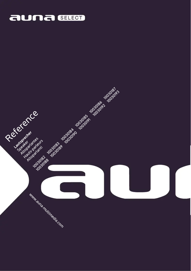 Page n°1 - Manuel utilisateur Numan Reference 803