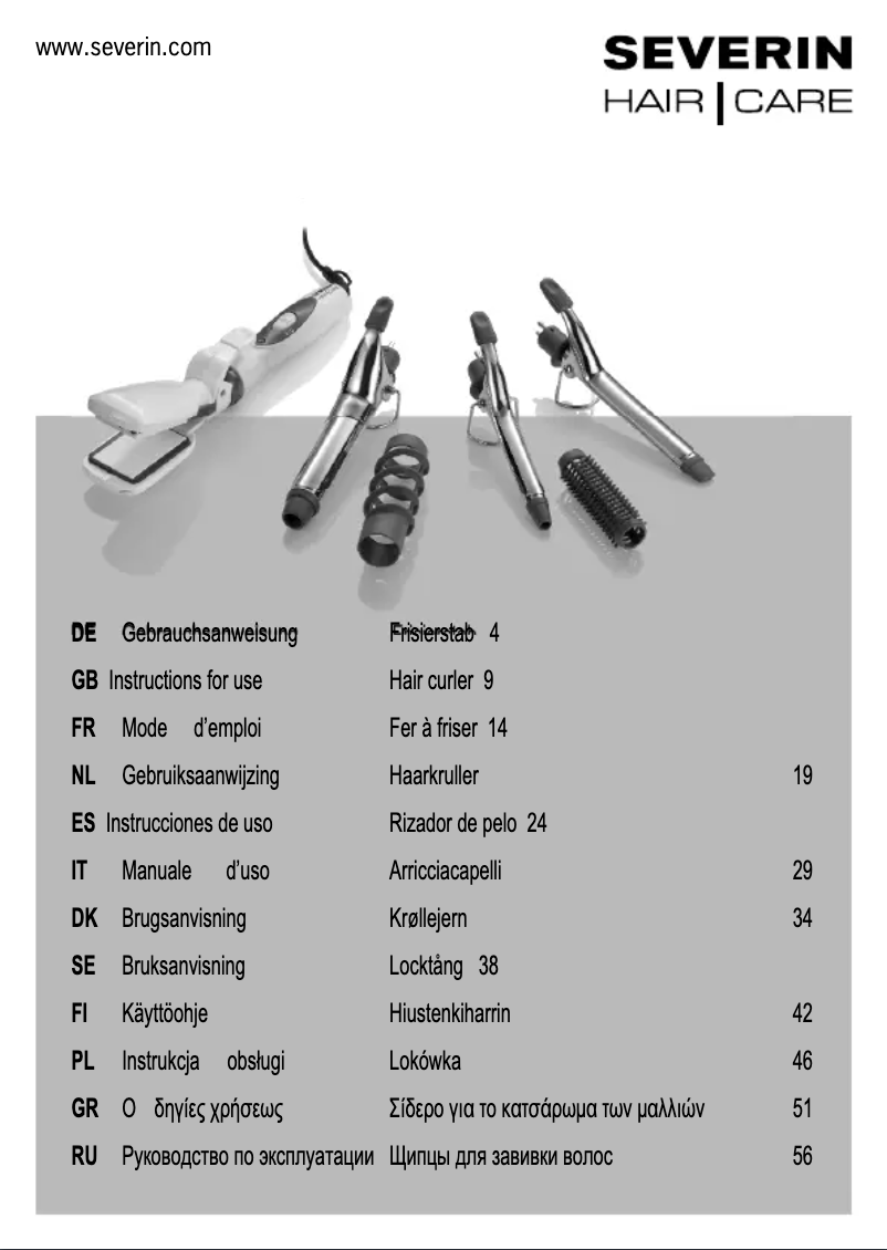 Page 1 de la notice Manuel utilisateur Severin LS 0681