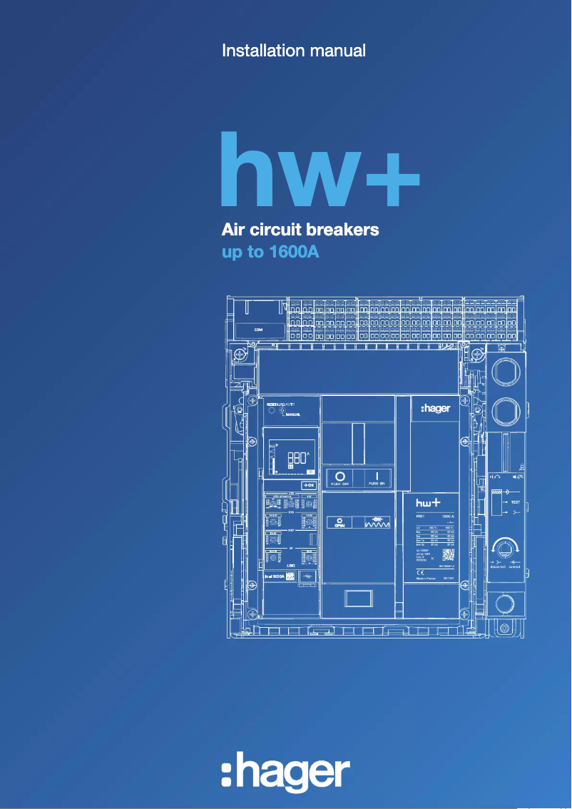 Page n°1 - Guide d'installation Hager HW1W404DS