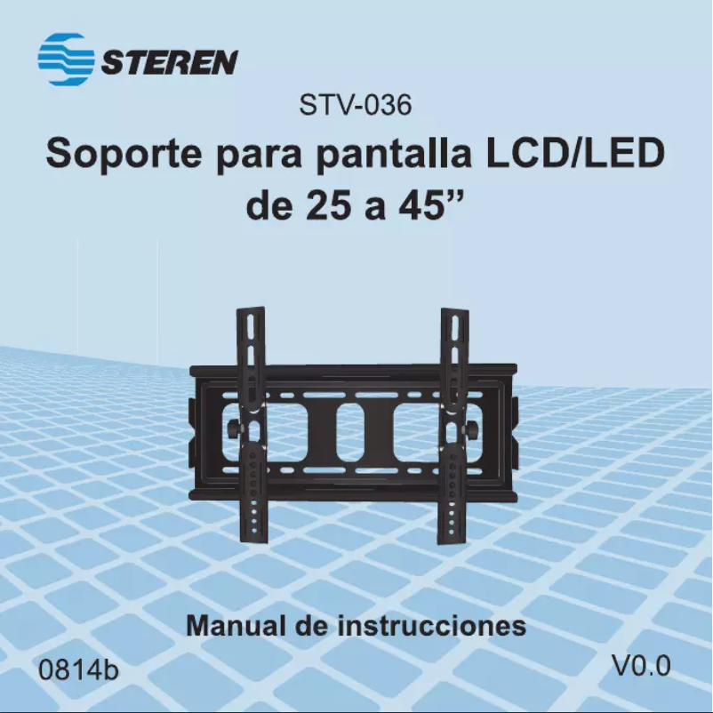 First page image of the manual for STV-036