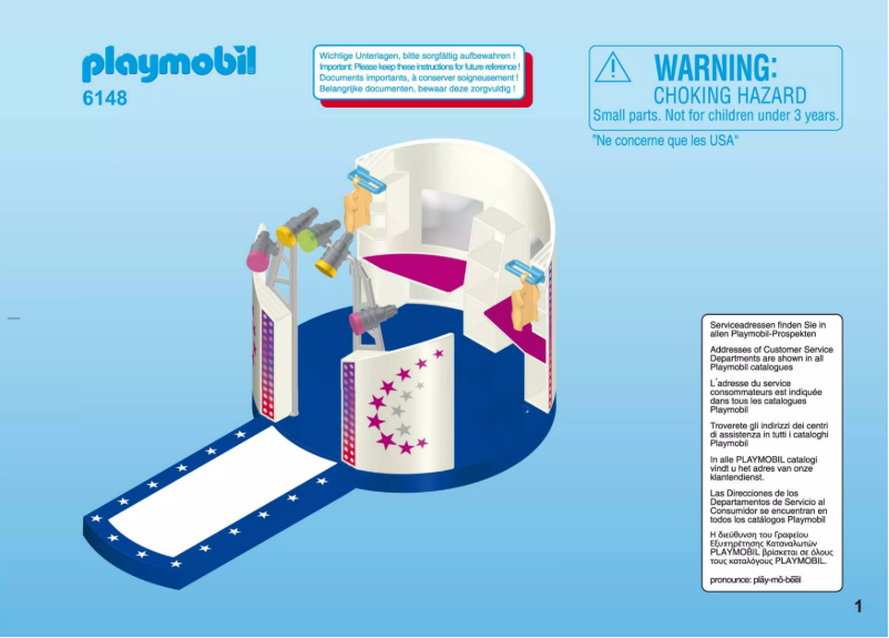Page 1 of the manual User Manual Playmobil City Life Model with Catwalk 6148