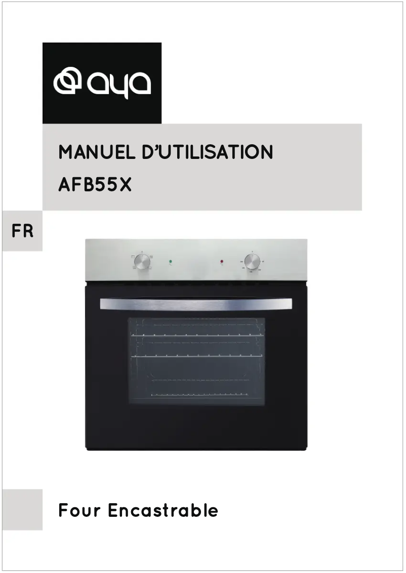 Image de la première page du manuel de l'appareil AFB55X