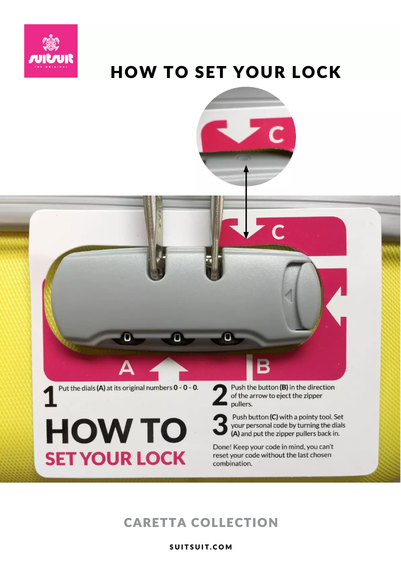 Page n°1 - Manuel utilisateur SUITSUIT Caretta