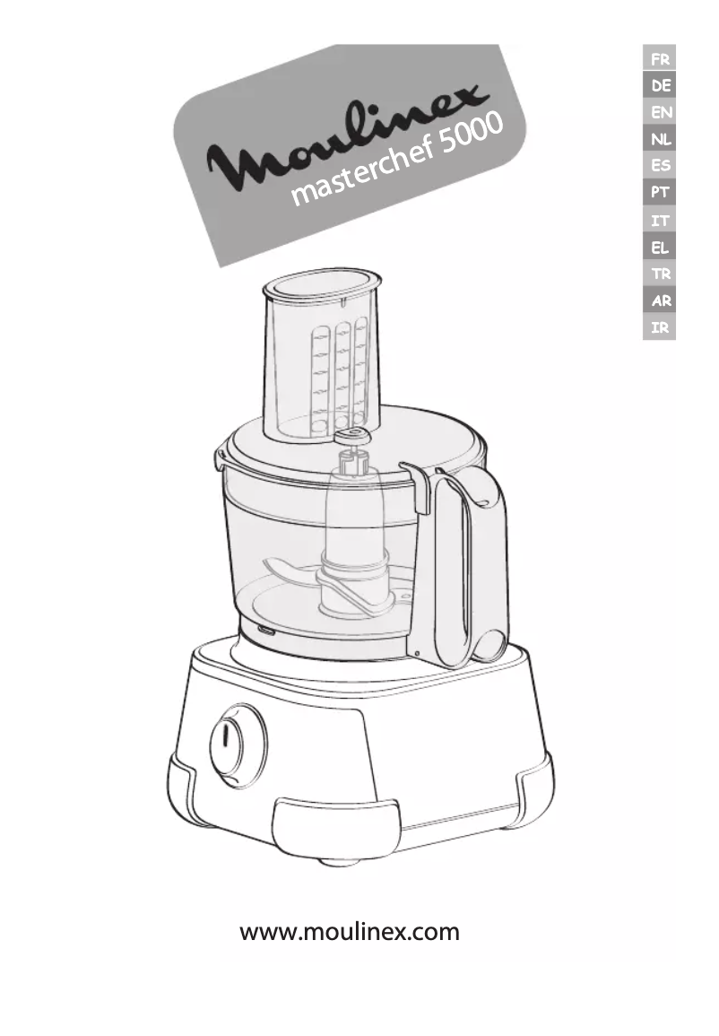 Page 1 de la notice Manuel utilisateur Moulinex Masterchef 5000 FP513125