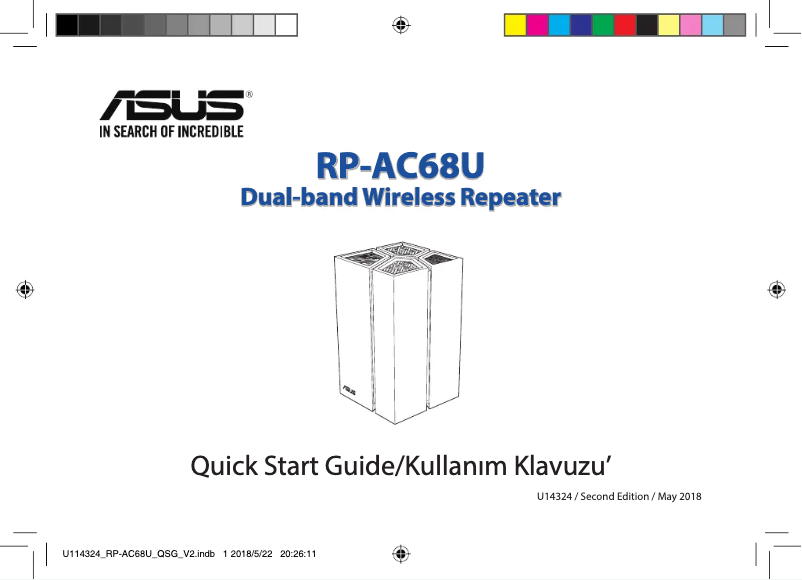 Page 1 de la notice Manuel utilisateur Asus RP-AC68U