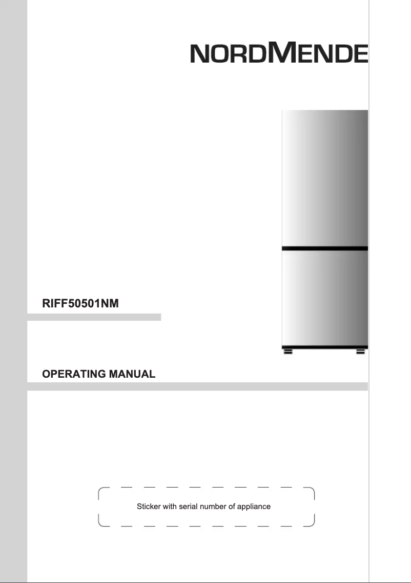 Page n°1 - Manuel utilisateur Nordmende RIFF50501NMA