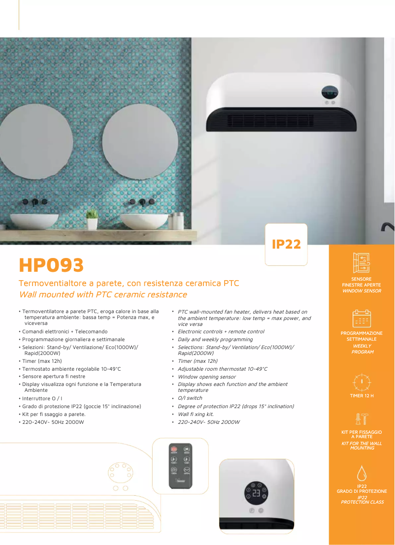 Image de la première page du manuel de l'appareil HP093