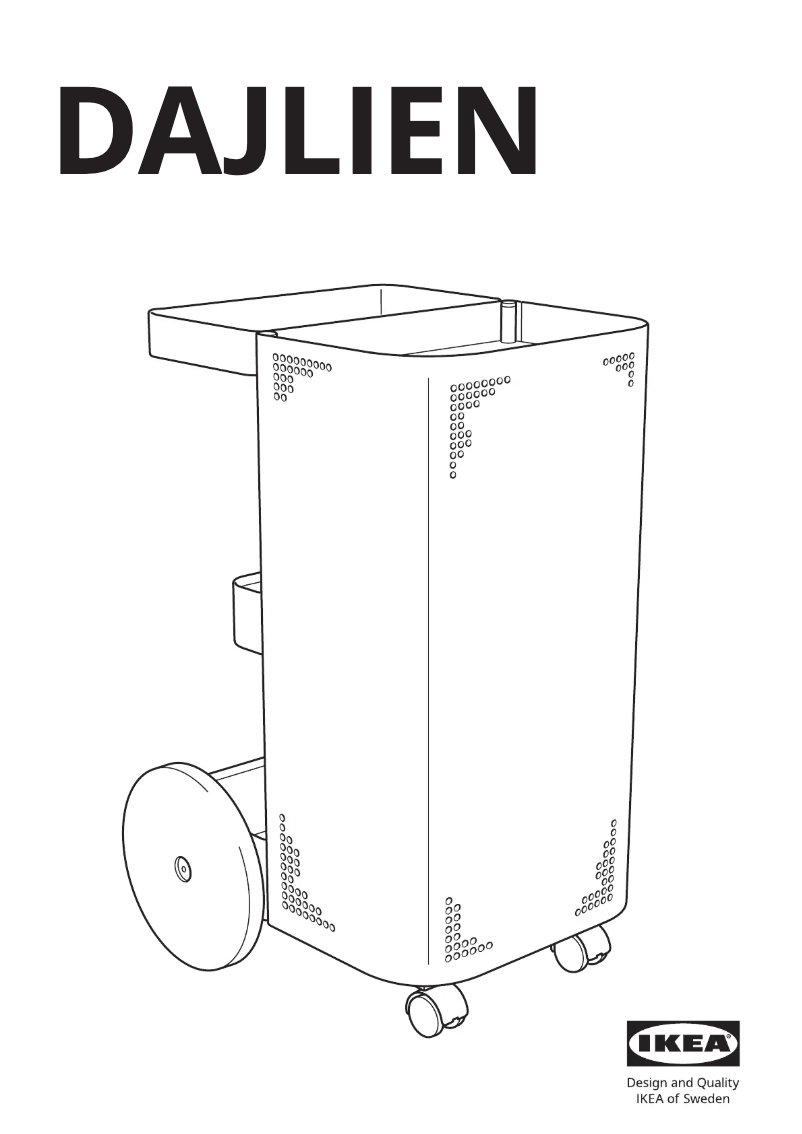 Page 1 de la notice Manuel utilisateur Ikea DAJLIEN 305.572.62