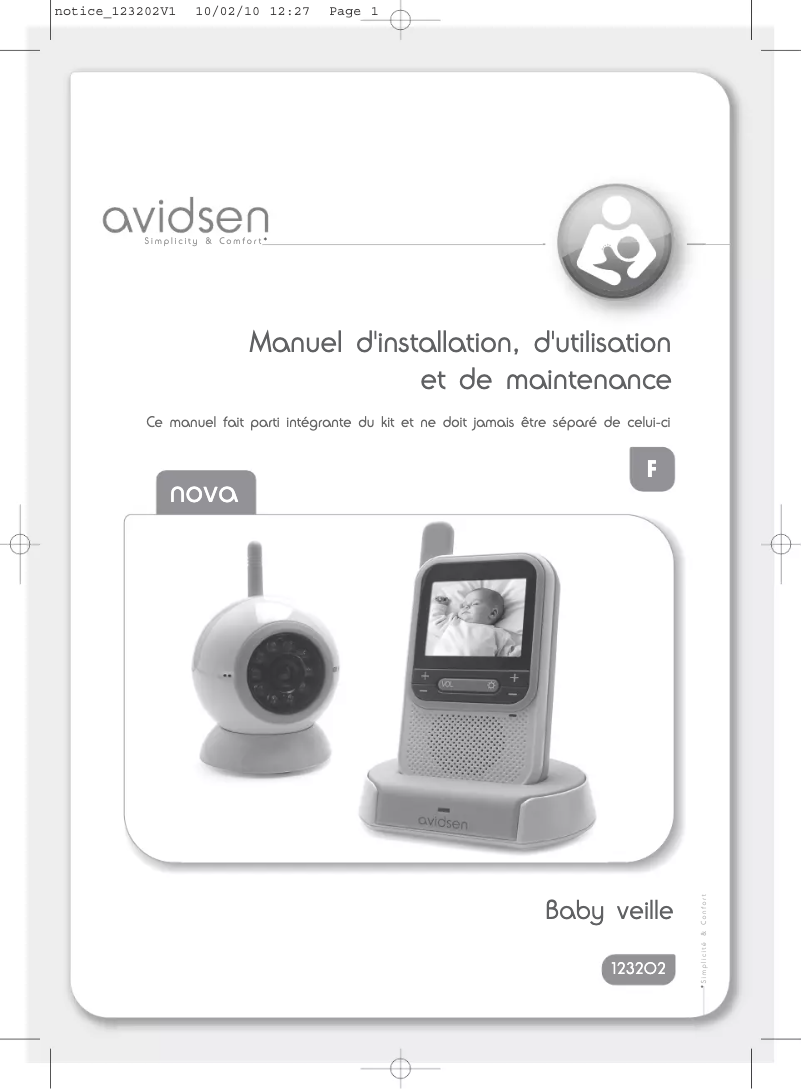 Image de la première page du manuel de l'appareil Nova 123202