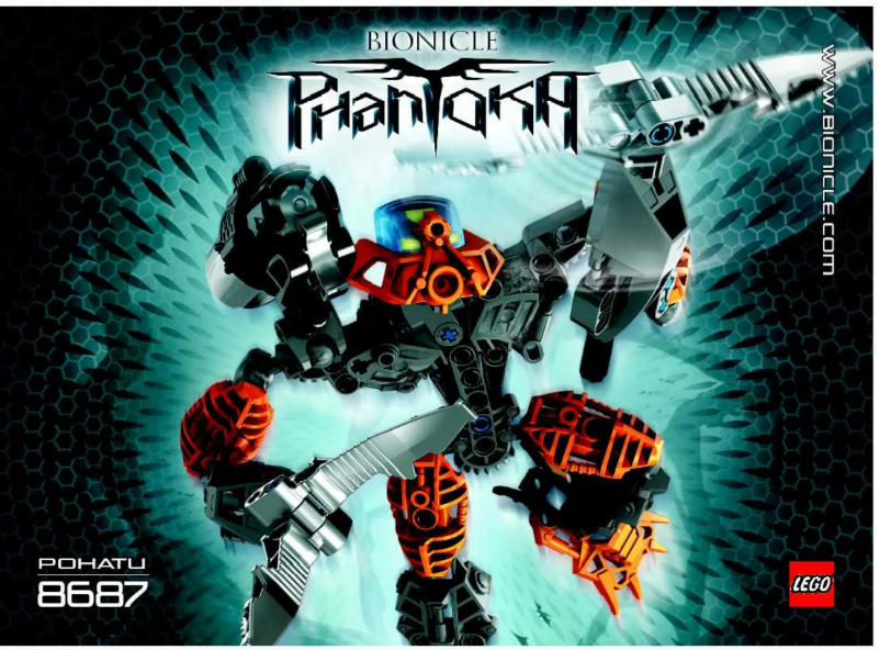 Page n°1 - Manuel utilisateur Lego Toa Pohatu