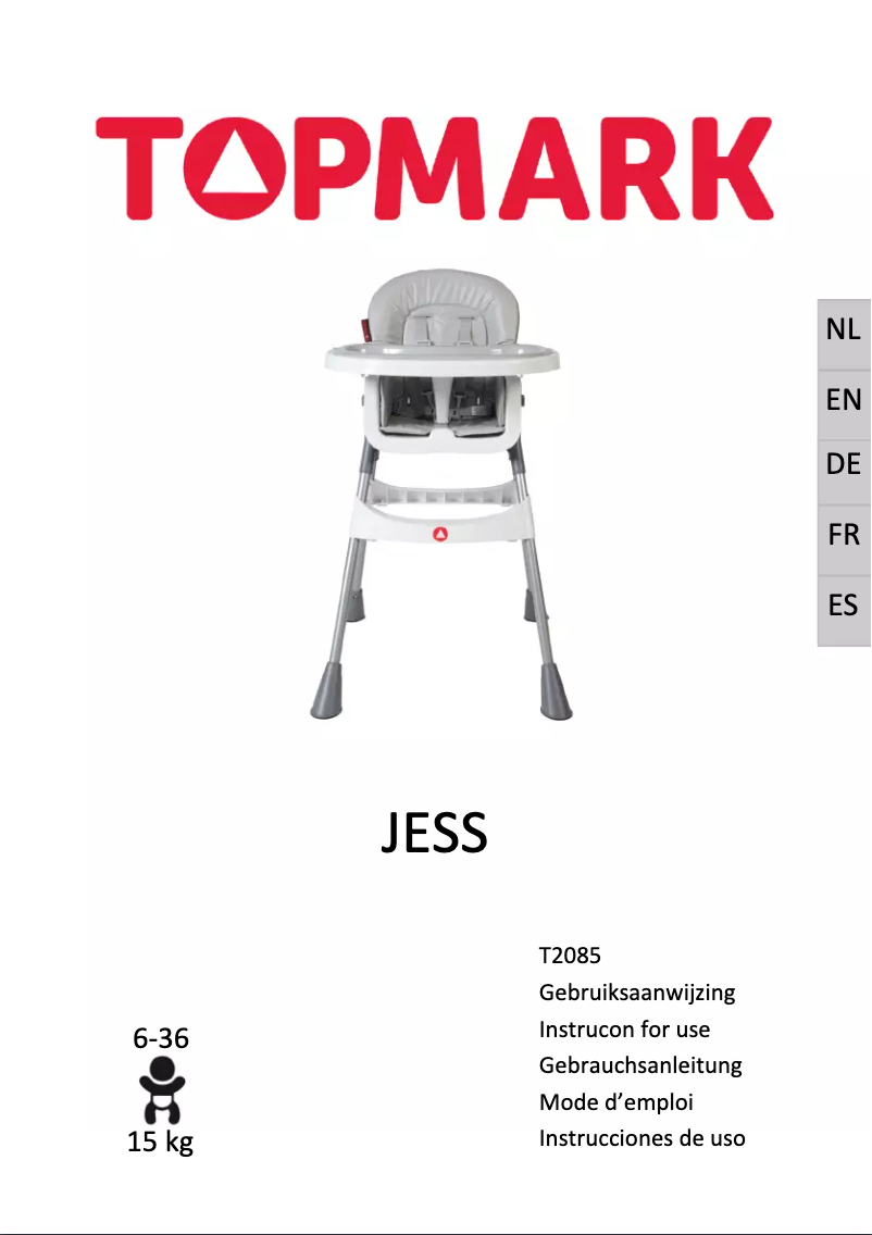 Image de la première page du manuel de l'appareil Jess T2085