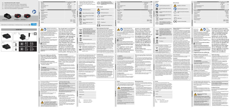 Image de la première page du manuel de l'appareil AP 20-40.1