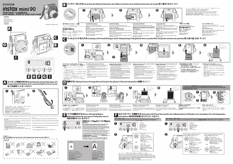Page n°1 - Manuel utilisateur Fujifilm Intax Mini 90