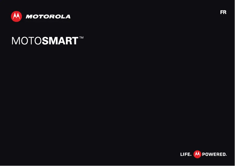 Page 1 de la notice Manuel utilisateur Motorola Motosmart