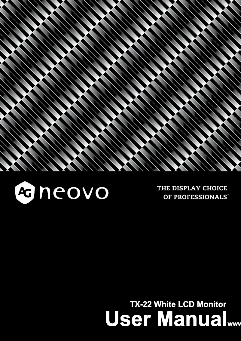 Image de la première page du manuel de l'appareil TX-22