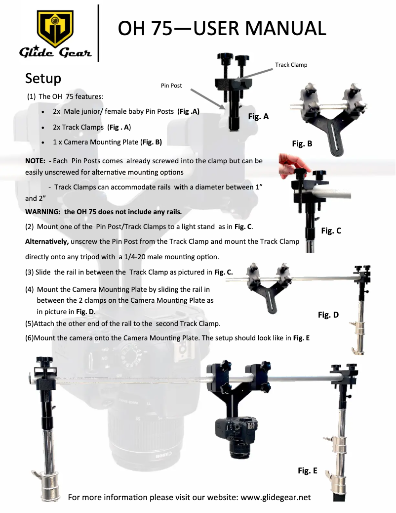 Image de la première page du manuel de l'appareil OH 75