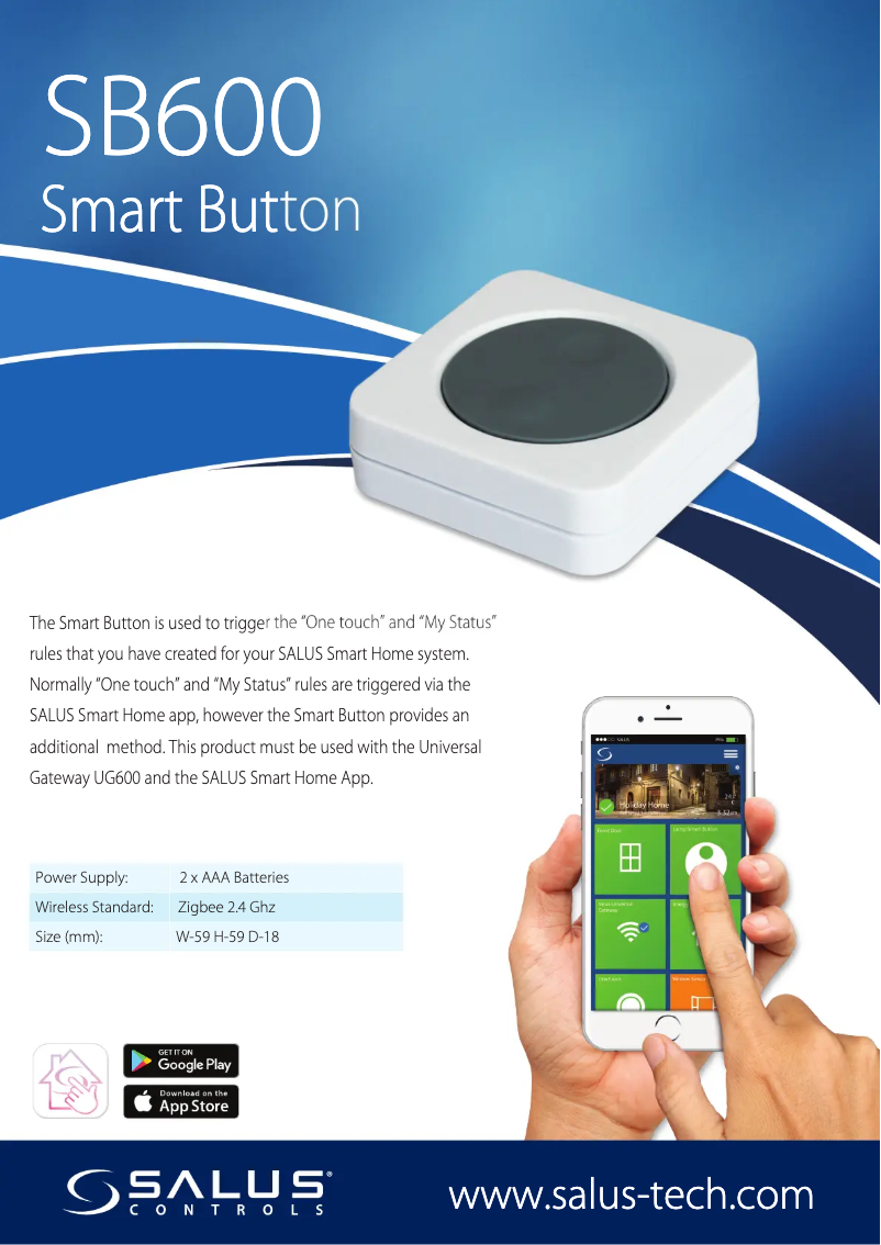 Imagen de la primera página del manual del dispositivo SB600