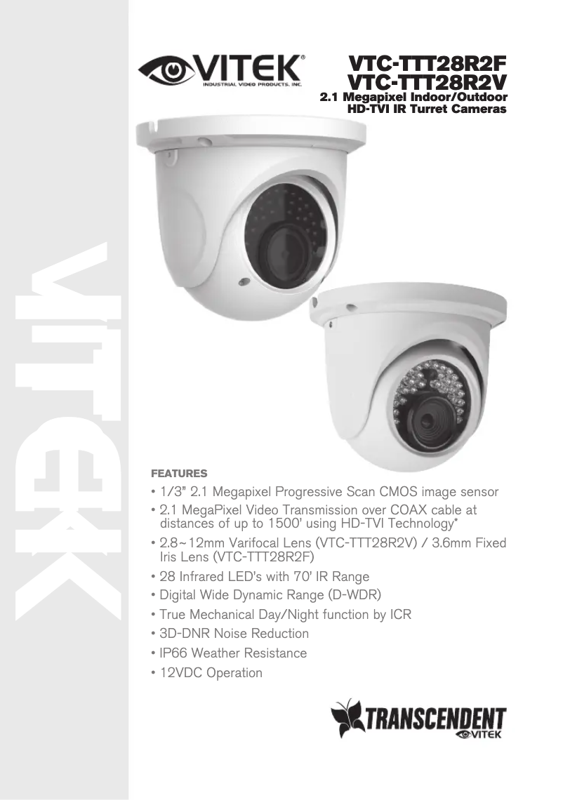 Image de la première page du manuel de l'appareil VTC-TTT28R2V