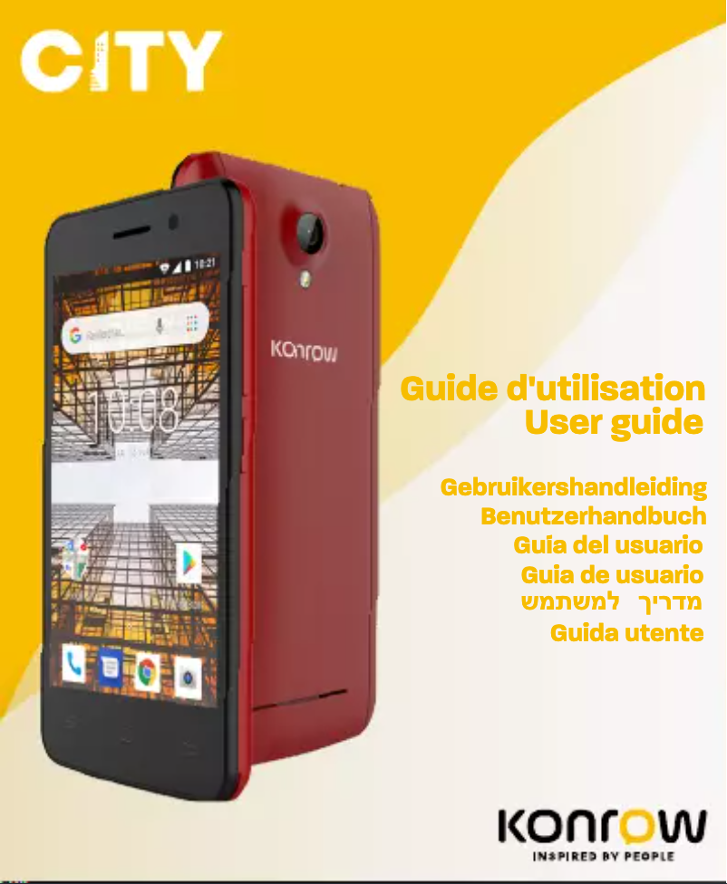 Page n°1 - Manuel utilisateur Konrow City