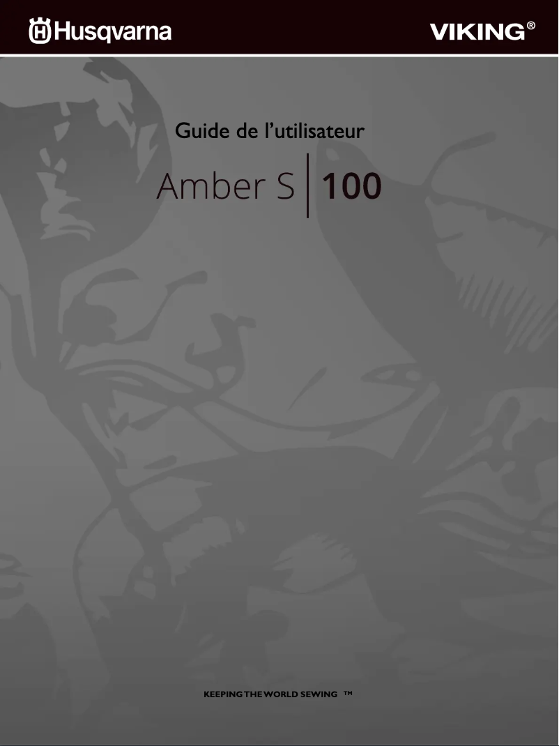 Image de la première page du manuel de l'appareil Amber S 100