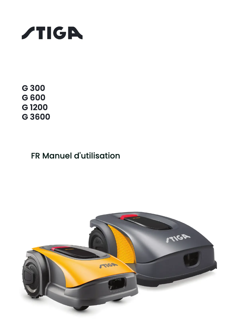 Page n°1 - Manuel utilisateur Stiga G 3600