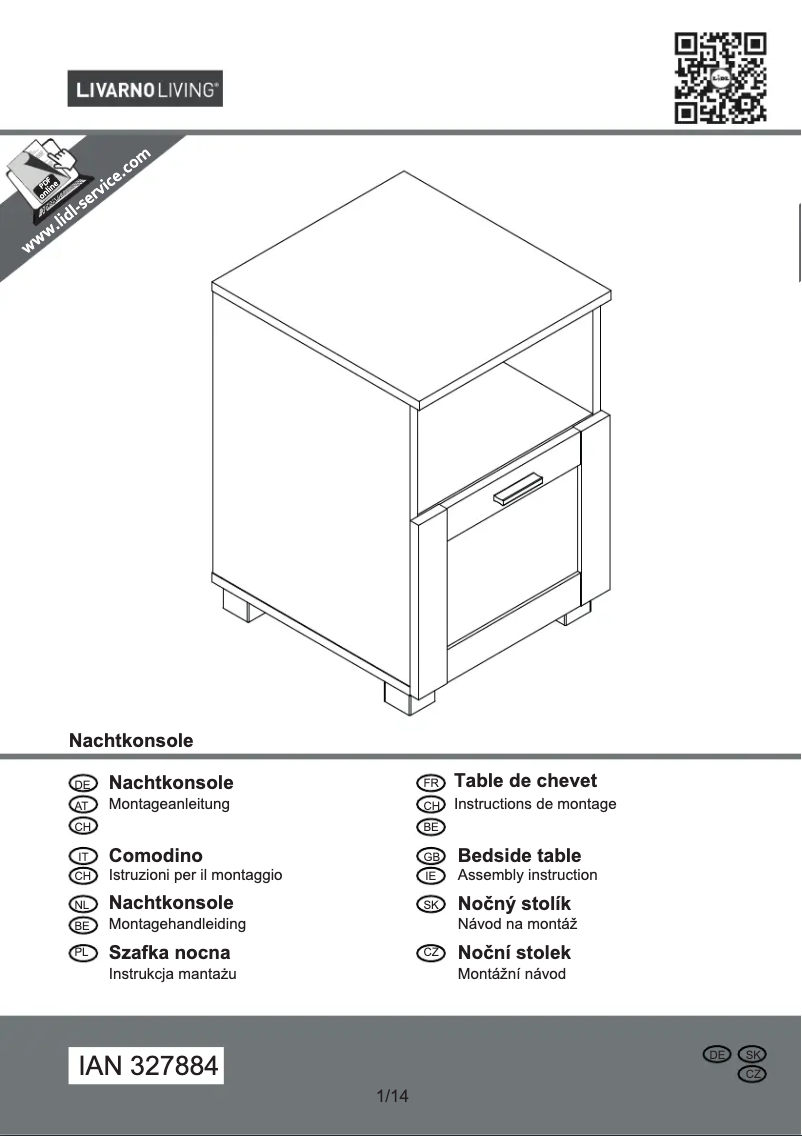 Image de la première page du manuel de l'appareil IAN 327884