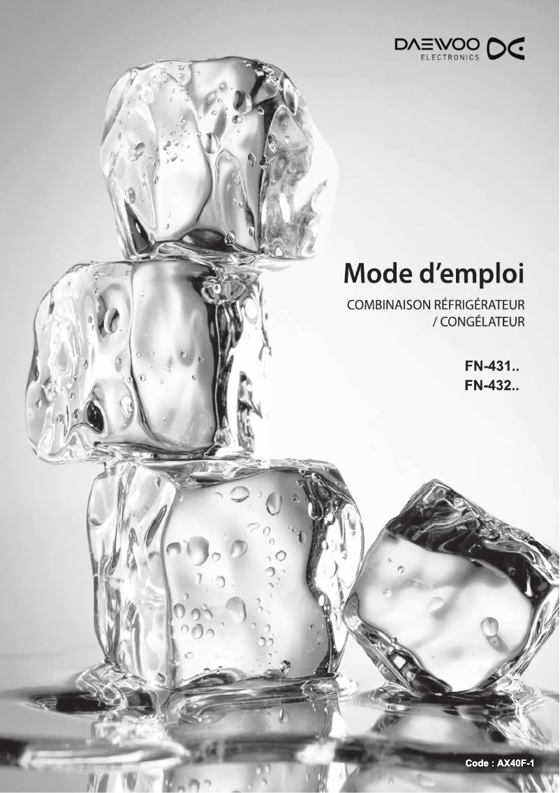 Página 1 del manual Manual de usuario Daewoo FN-431NX