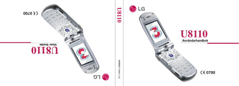 Page 1 de la notice Manuel utilisateur LG U8110