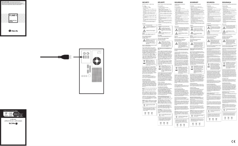 Page 1 de la notice Manuel utilisateur NGS FLAME-C