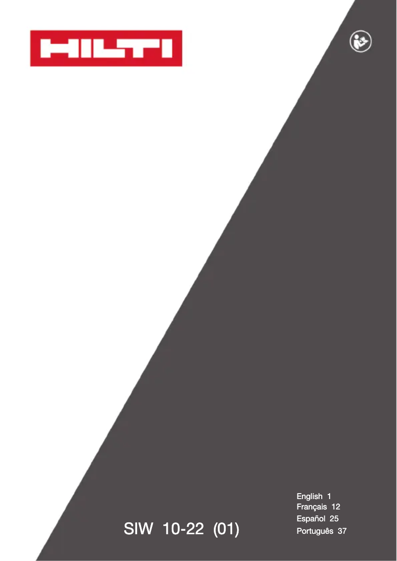 Page n°1 - Manuel utilisateur Hilti SIW 10-22