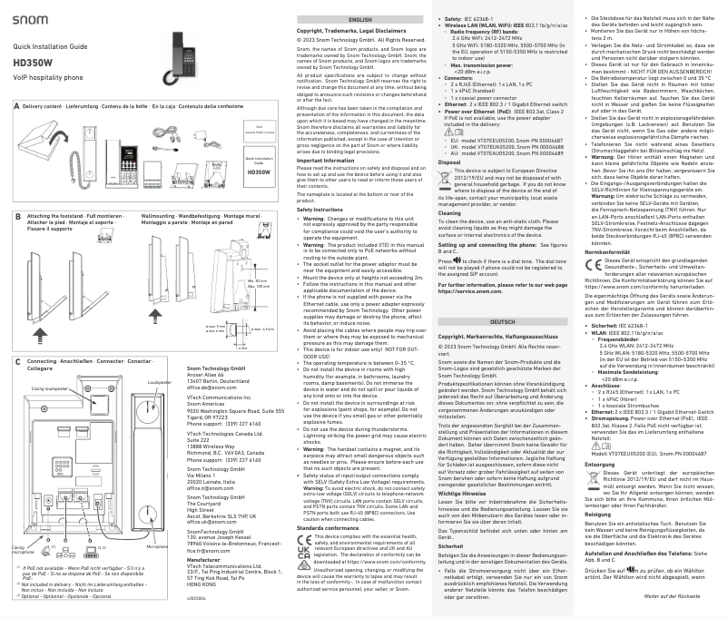 Image de la première page du manuel de l'appareil HD3