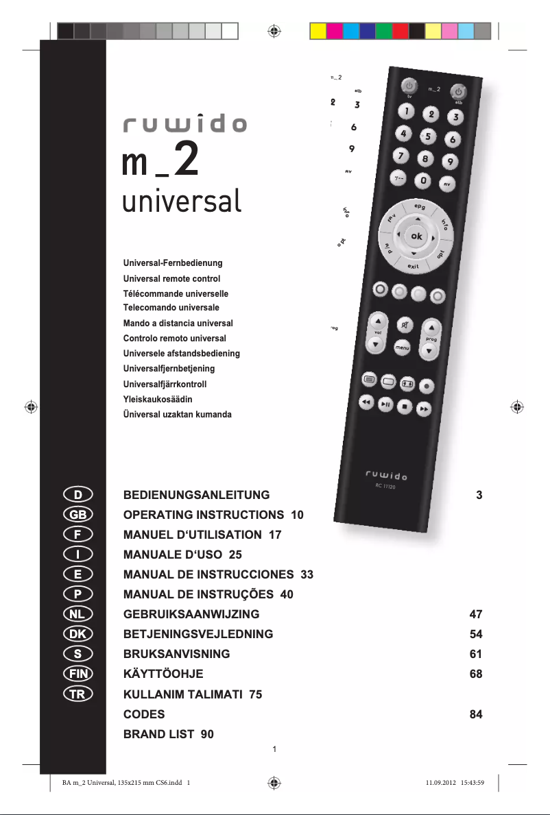 Page n°1 - Manuel utilisateur Ruwido m_2