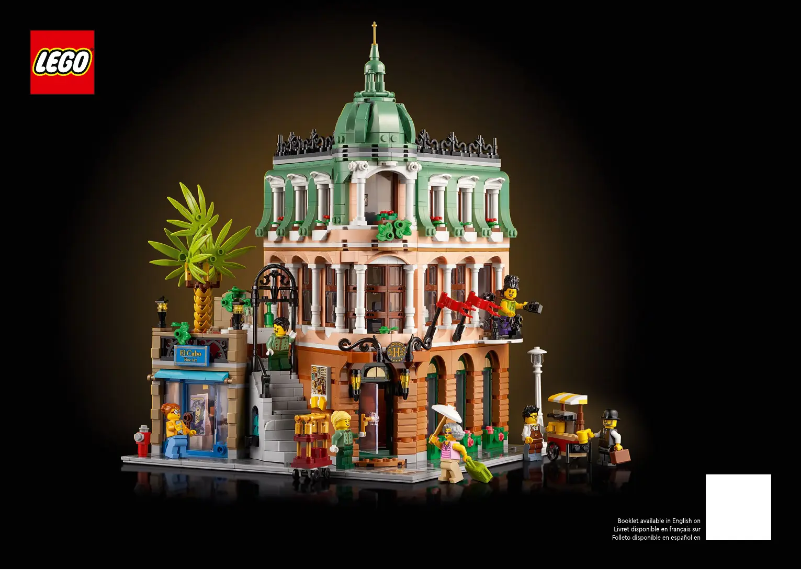 Page 1 de la notice Manuel utilisateur Lego Icons 10297