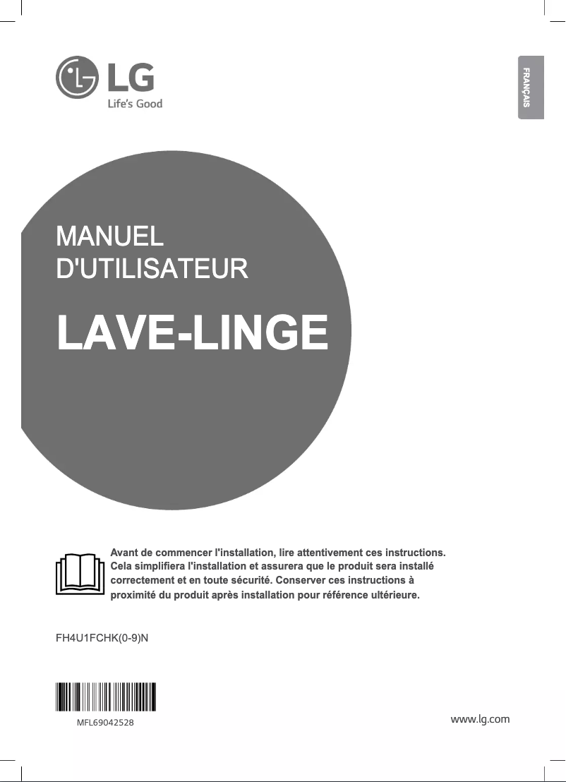 Page n°1 - Manuel utilisateur LG FH4U1FCHK8N