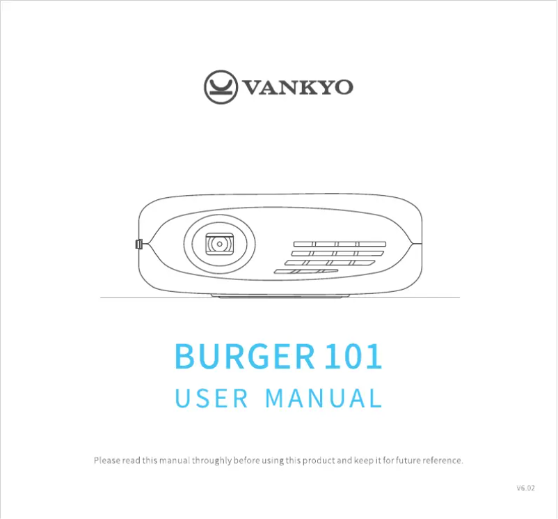 Page n°1 - Manuel utilisateur Vankyo Burger 101