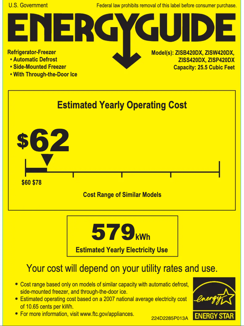 Image de la première page du manuel de l'appareil ZISW420DX