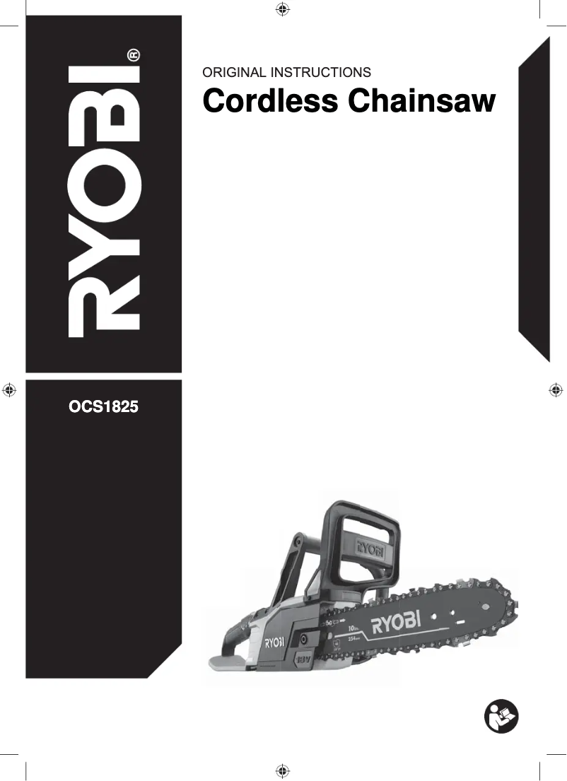 Page 1 de la notice Manuel utilisateur RYOBI One+ OCS1825
