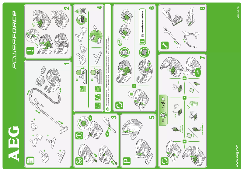Página 1 del manual Manual de usuario AEG PowerForce APF6140