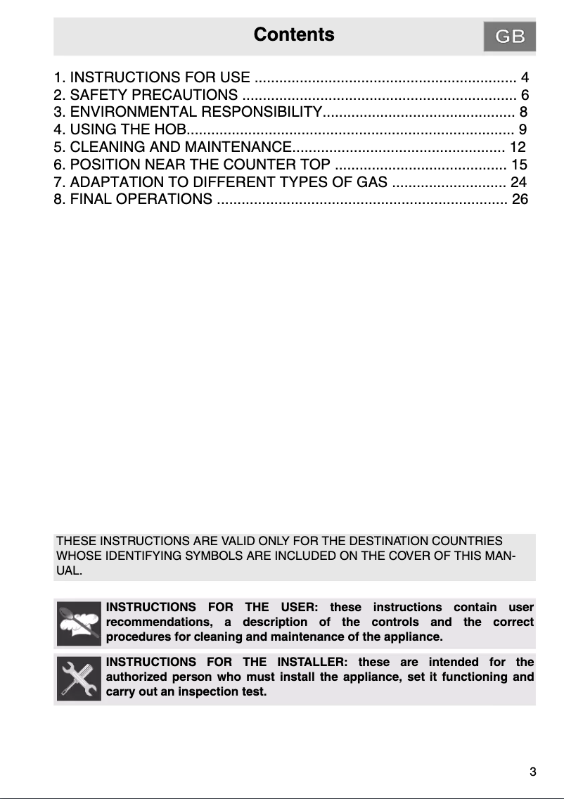 Image de la première page du manuel de l'appareil PGA95F-4