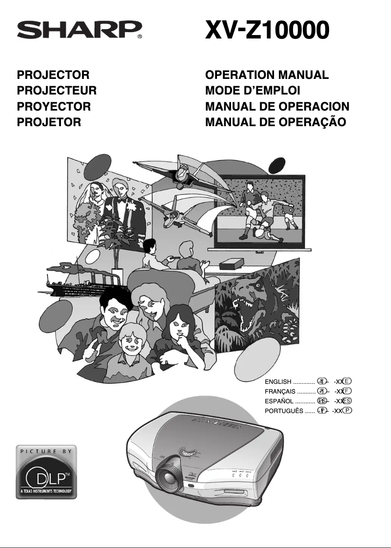 Page 1 de la notice Manuel utilisateur Sharp XV-Z10000U