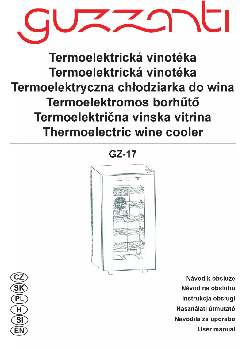 Page n°1 - Manuel utilisateur Guzzanti GZ-17