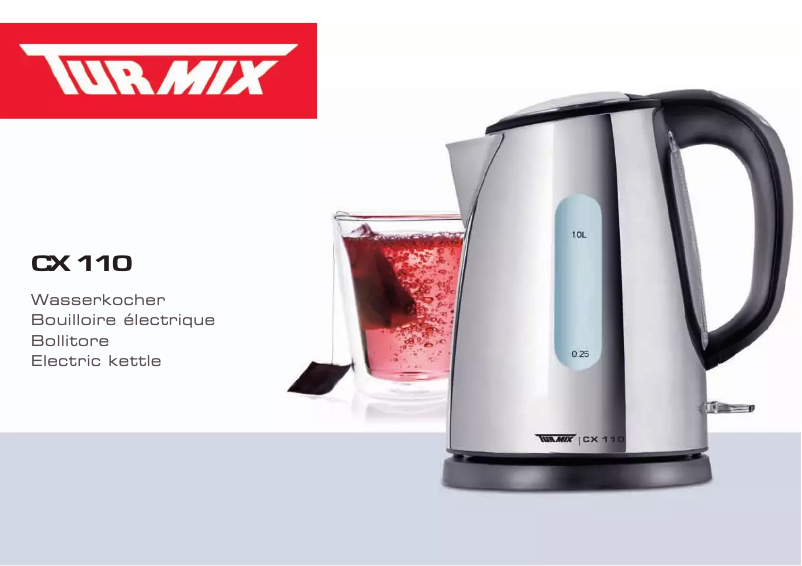 Page 1 de la notice Manuel utilisateur Turmix CX 110