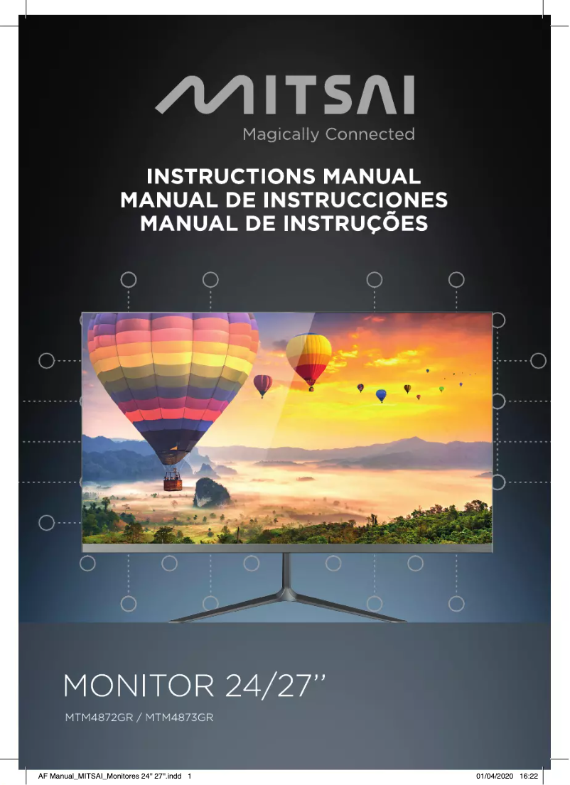 Image de la première page du manuel de l'appareil MTM4873GR