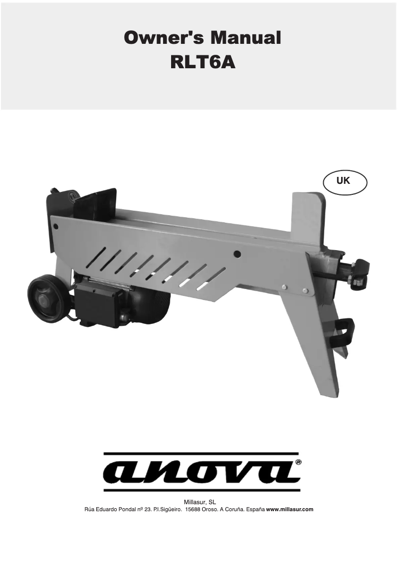Imagen de la primera página del manual del dispositivo RLT6A