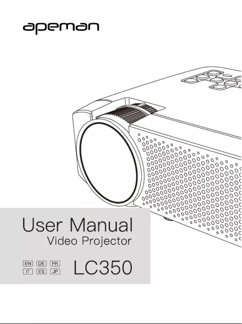 Page 1 de la notice Manuel utilisateur Apeman LC350