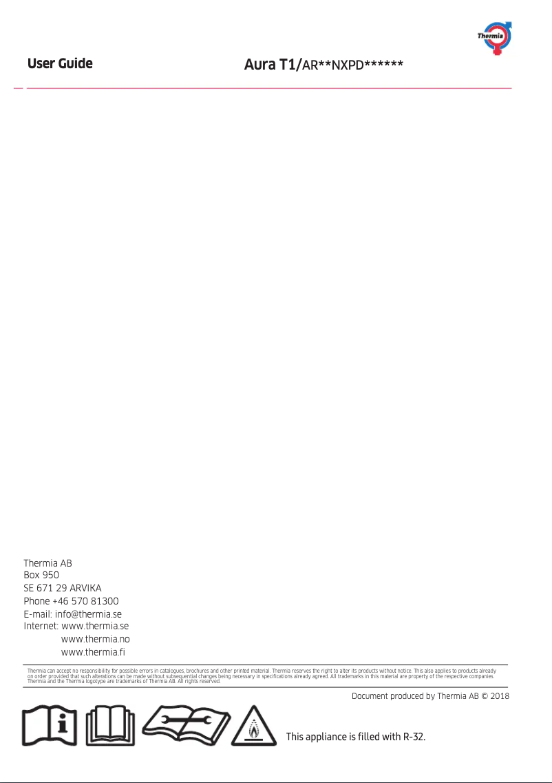 Image de la première page du manuel de l'appareil AR12NXPDRWKNTH