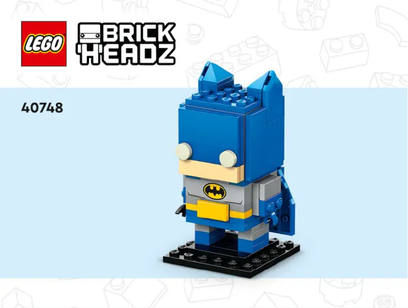 Page n°1 - Manuel utilisateur Lego Brickheadz 40726