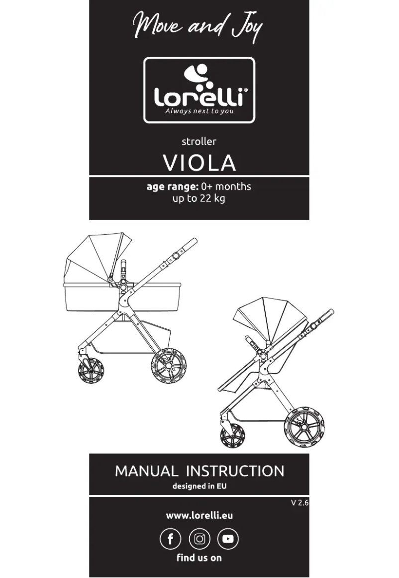 Page 1 de la notice Manuel utilisateur Lorelli Viola