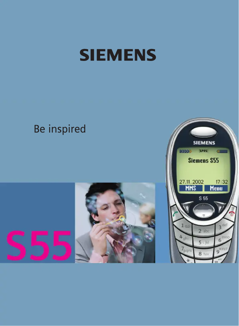 Page 1 de la notice Manuel utilisateur Siemens S55