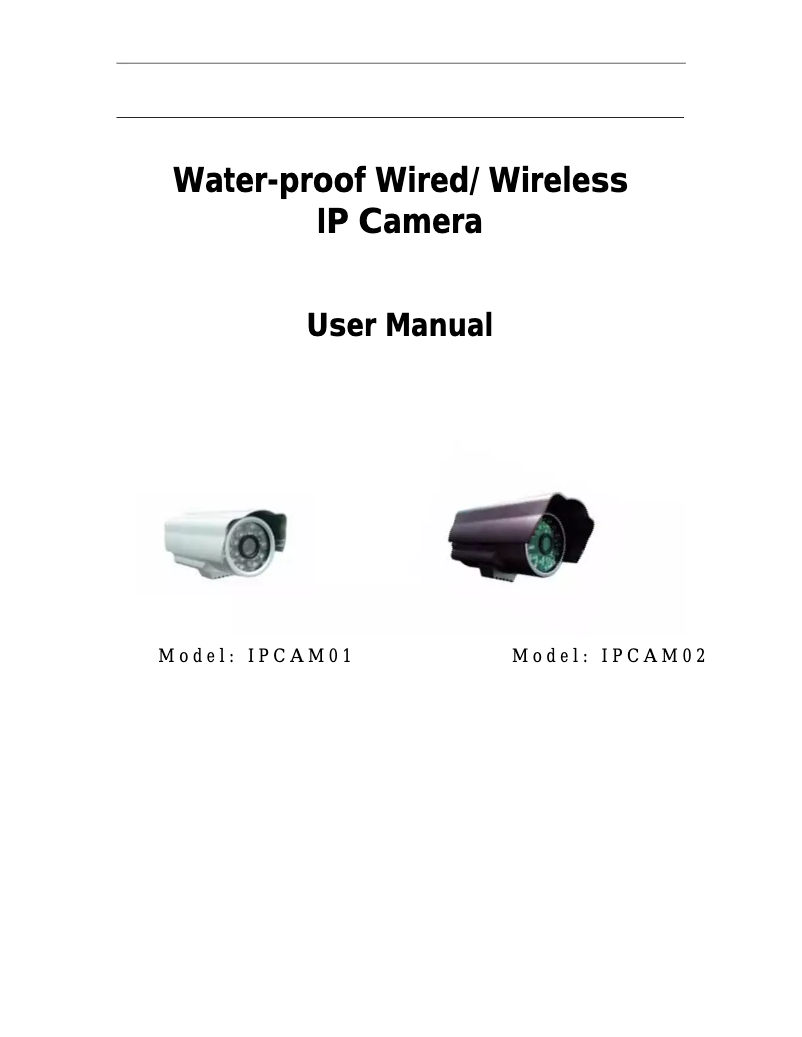 Página 1 del manual Manual de usuario Wanscam Foscam FI 8904W